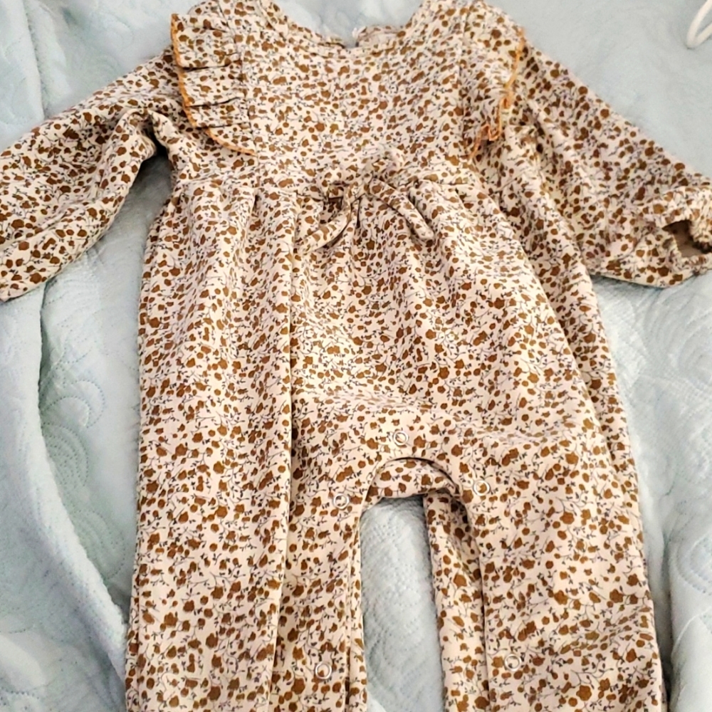 Olive green romper